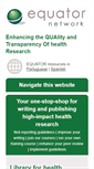 Mobile Screenshot of equator-network.org