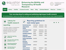 Tablet Screenshot of equator-network.org